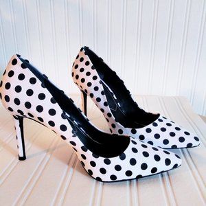 Sassy Charles David "Polka Dot" Pumps- Size 9